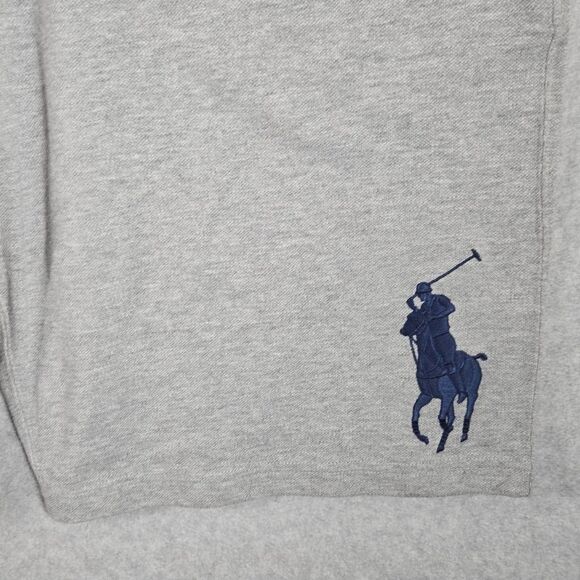 POLO Ralph Lauren Shorts XL Mens Gray Blue NEW Big Pony Logo Embroidered - Picture 2 of 11